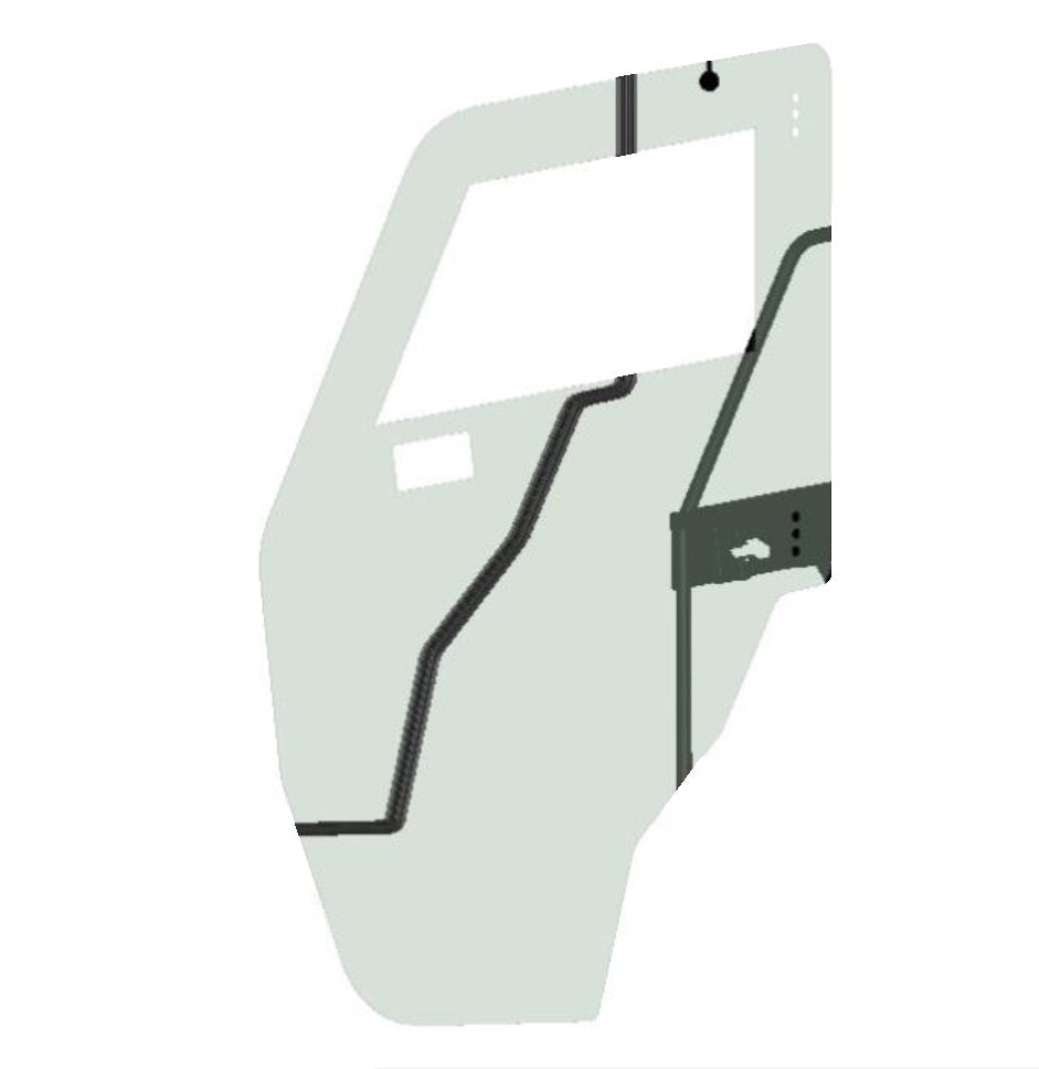 DFK Polycarbonate panel Right Yamaha Wolverine X2