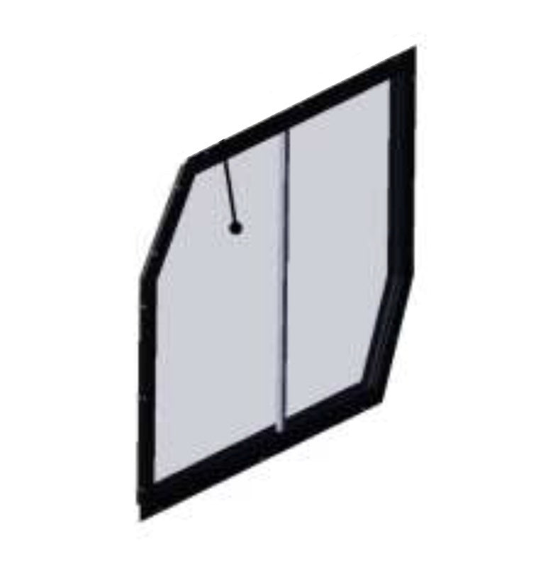 DFK Door window assembly Left Can-Am Traxter