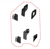 DFK Right Door hinges Can-Am Traxter 2024- – bilde 1