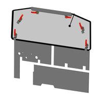 DFK Rear panel assembly Can-Am Defender/Traxter 2025 – bilde 1