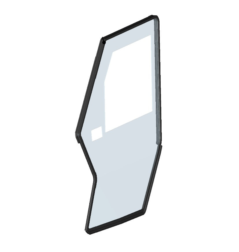 DFK Left Door glass incl seal CFMoto Zforce 550/800