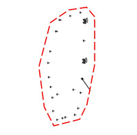 DFK Right Door Hinges and fixing kit CFMoto Zforce 550/800 – bilde 1