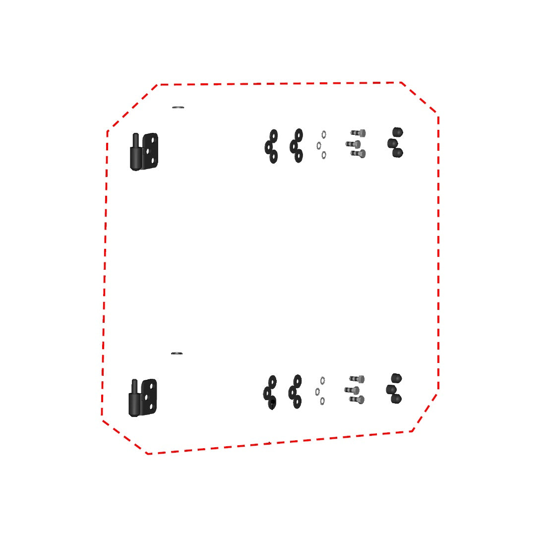 DFK Door hinge kit Left CFMoto Uforce 600