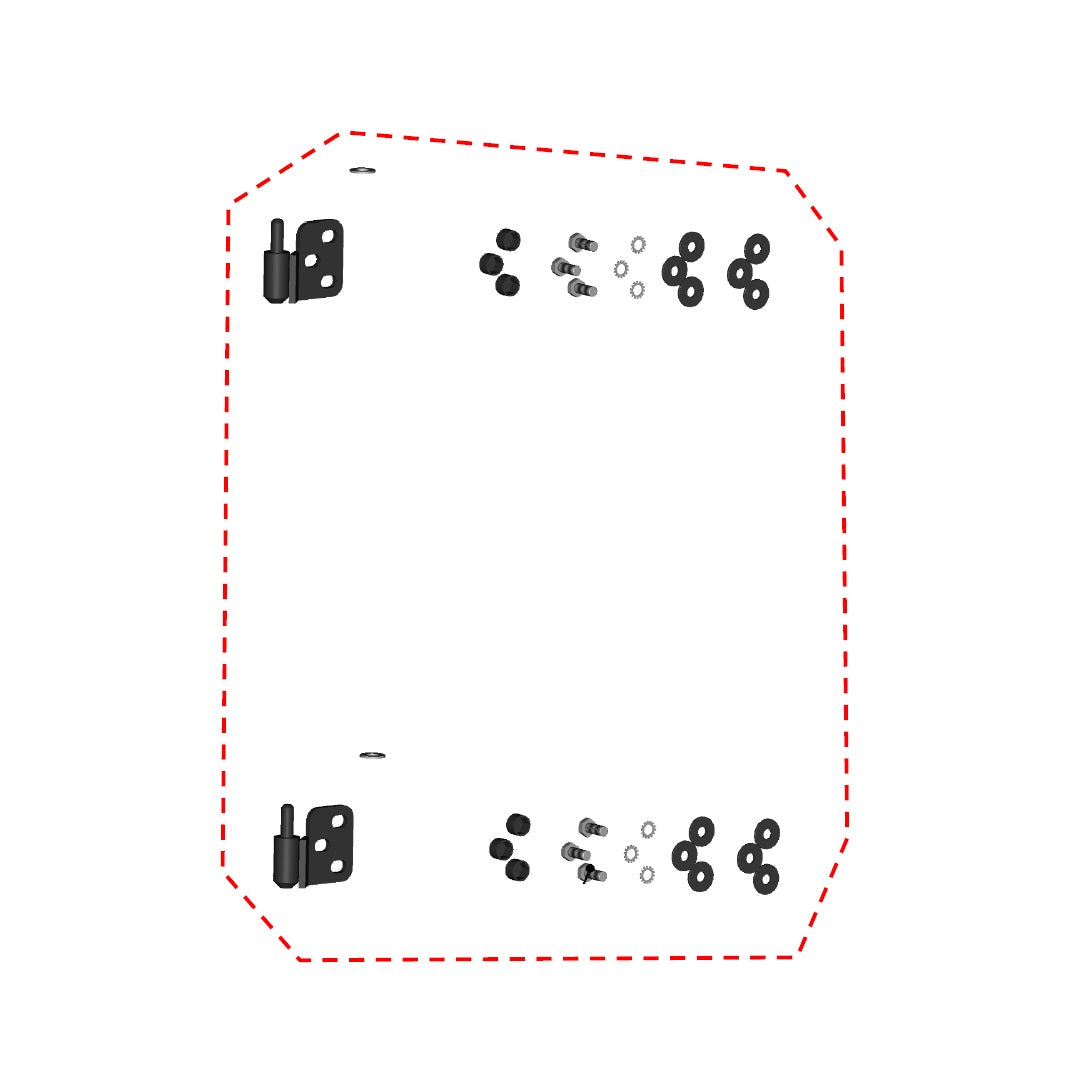 DFK Door hinge kit Right CFMoto Uforce 600
