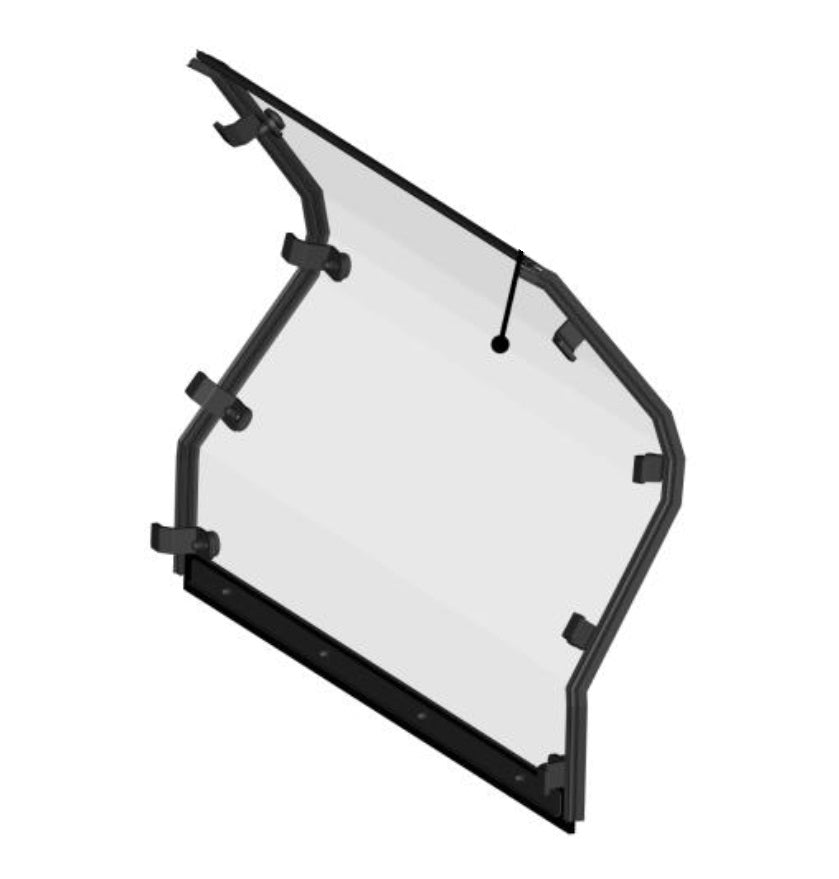 DFK Rear panel complete Linhai CUV 1100 Diesel 2023->