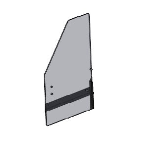 DFK Sliding window glass Segway Fugleman