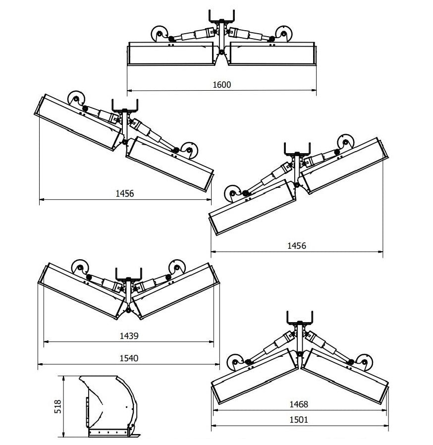 Bronco V-Plow 160-E Electric