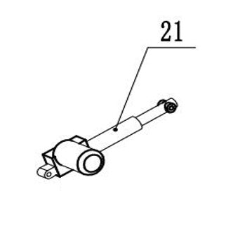 Bronco Rear Linear actuator L=100mm 77-12161