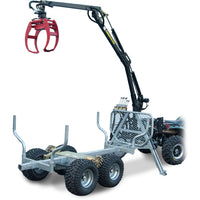 ATV Grapple crane trailer 350-II Hydraulic Roll drive & Winch – bilde 1