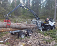 ATV Grapple crane trailer 350-II Hydraulic Roll drive & Winch – bilde 2