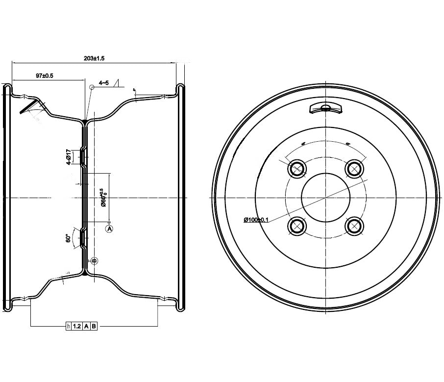 Rim 10" 77-12191, 77-12191-1, 77-12186