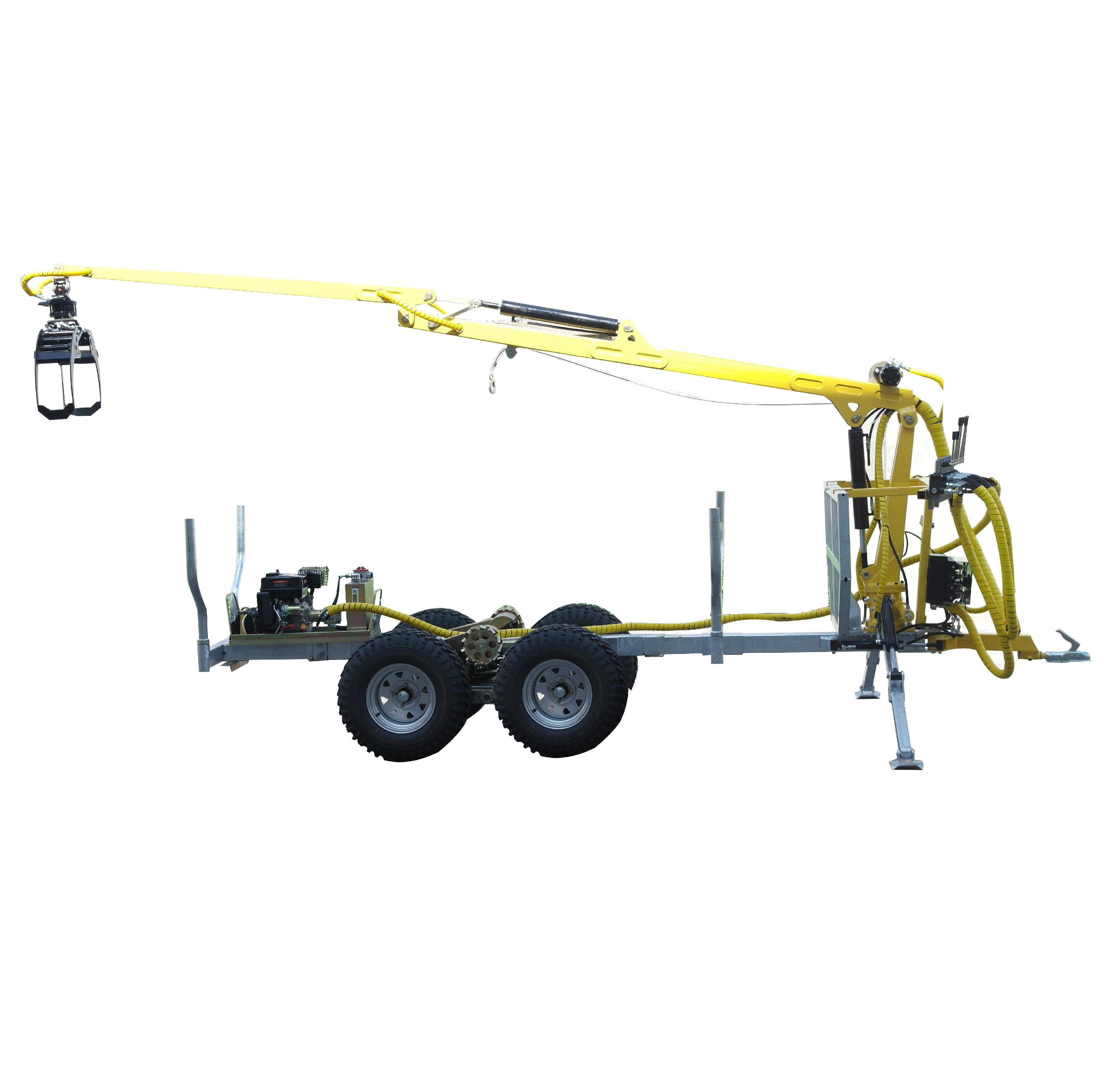 ATV Grapple crane 450-II with wheel drive, winch and boom steering