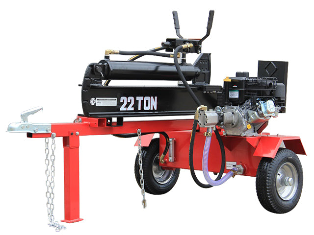 Bronco Briggs & Stratton 6.5hk - Vedkløyver 22 tonn med elektrisk start