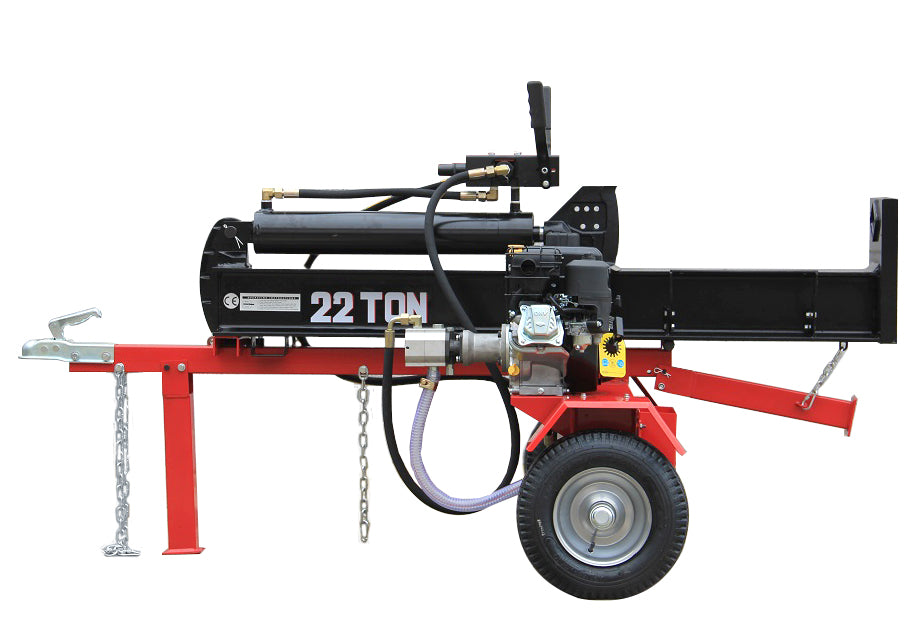 Bronco Briggs & Stratton 6.5hk - Vedkløyver 22 tonn med elektrisk start