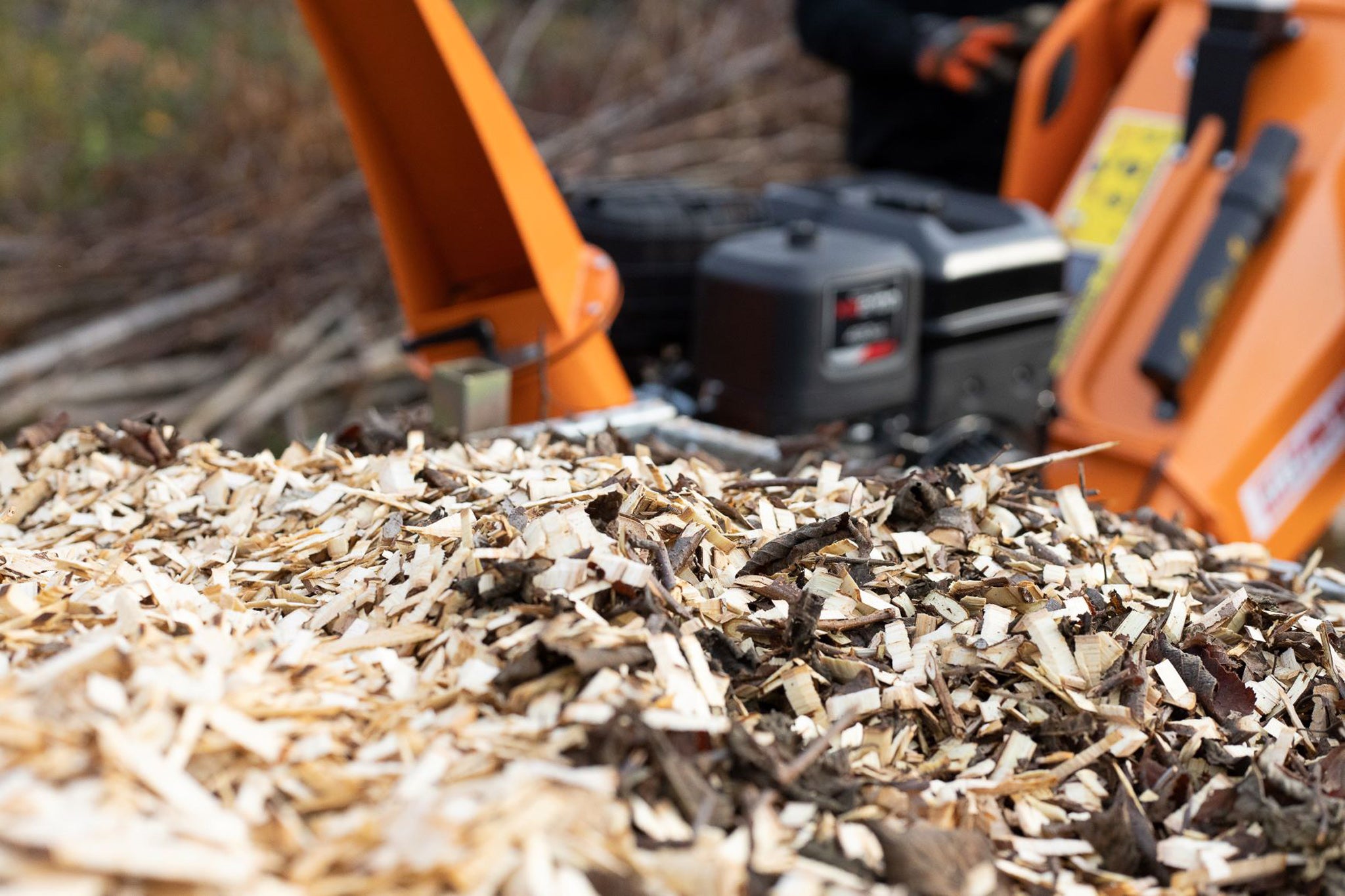 Bronco flishugger 120mm B&S 13,5 hk med elektrisk start