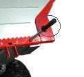 Ultratec Lift arm handle PVC black 20x125
