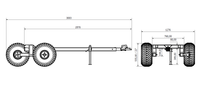 Ultratec Chassis 80mm incl. support leg – bilde 1