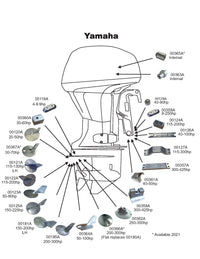EMP Anode Alu Trim Tab Honda/Yamaha 20-50HP – bilde 4