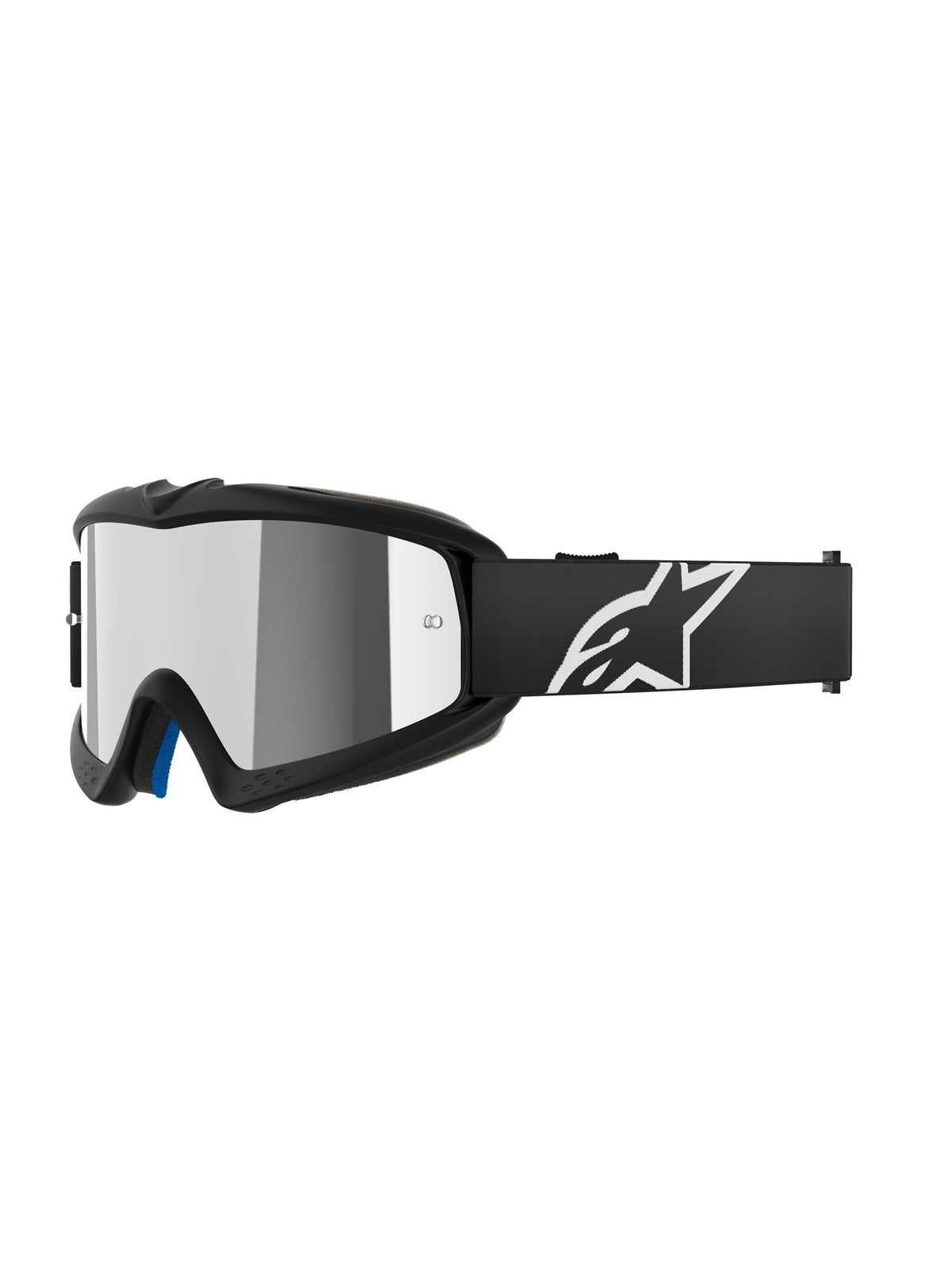 Alpinestars Crossbriller Vision Youth Corp Svart/Speil Sølv