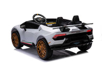 Lamborghini Huracan Performante hvit elbil for barn – bilde 4