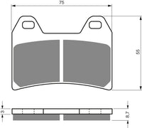 Goldfren Brake Pads 141 Ceramic Karbon S3 – bilde 1