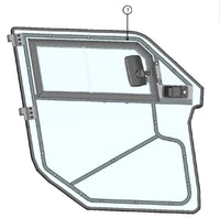 DFK Door panel Høyre Can-Am Maverick Trail – bilde 1