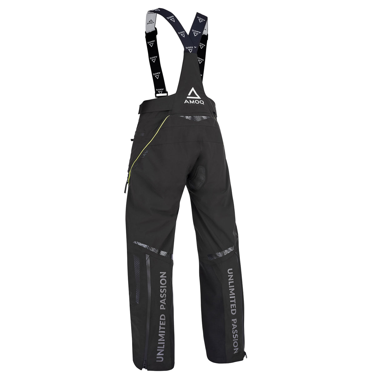 AMOQ Caliber V2 Bukse Sort/Hivis gul S