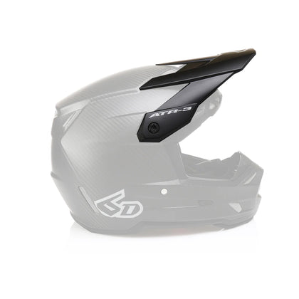 6D Helmets 6D Hjelm ATR-3 Visir Solid Matte Svart