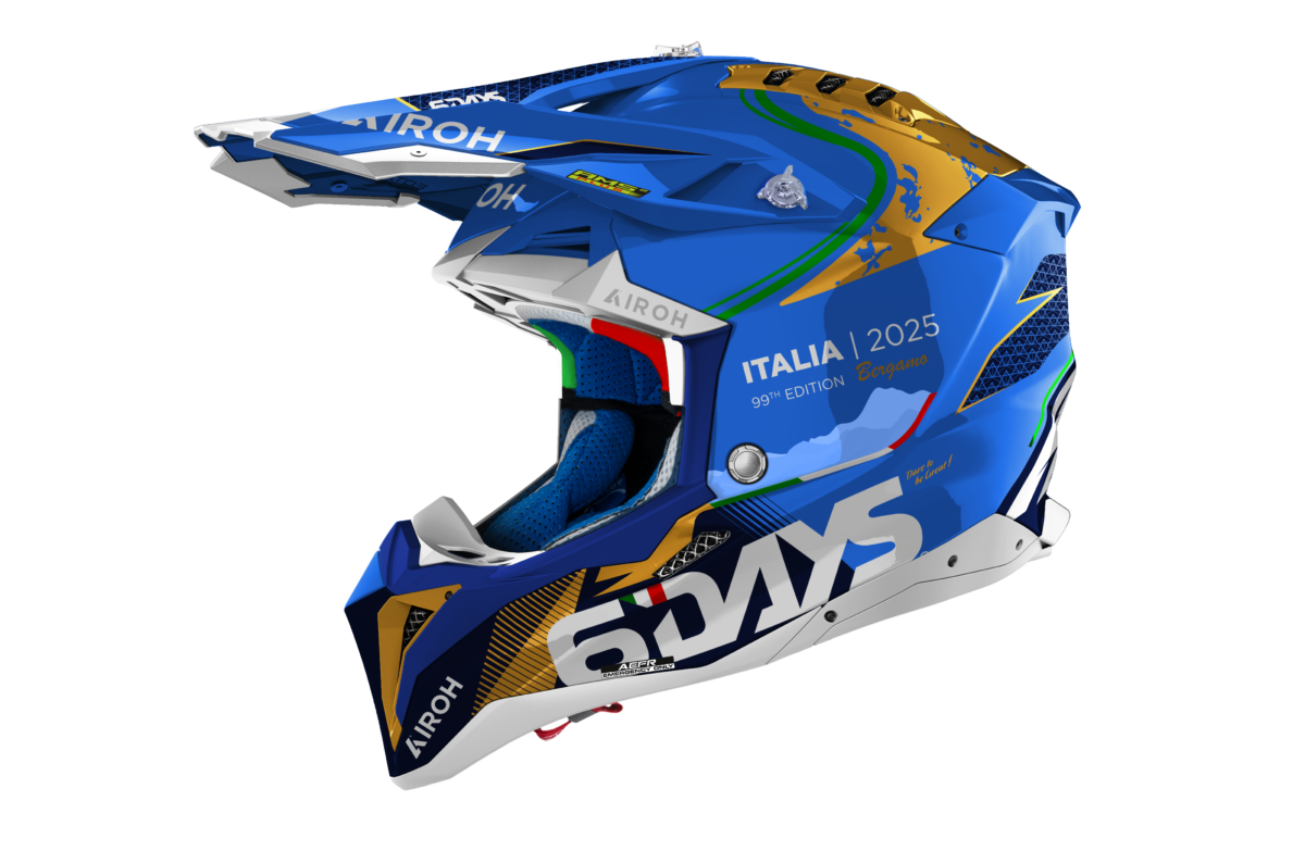 Airoh Hjelm Aviator 3 6DAYS Italy 2025 Gloss