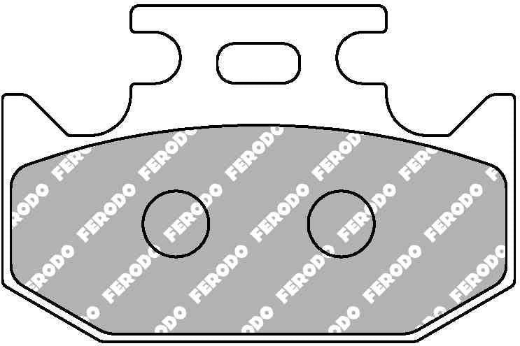Ferodo brakepads Sinter Grep MX taakse: Kawasaki, Suzuki