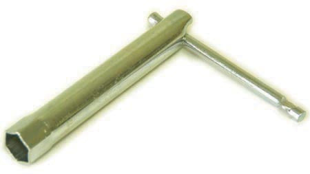 Spark plug wrench 10mm (thread), size 16mm pit.140mm