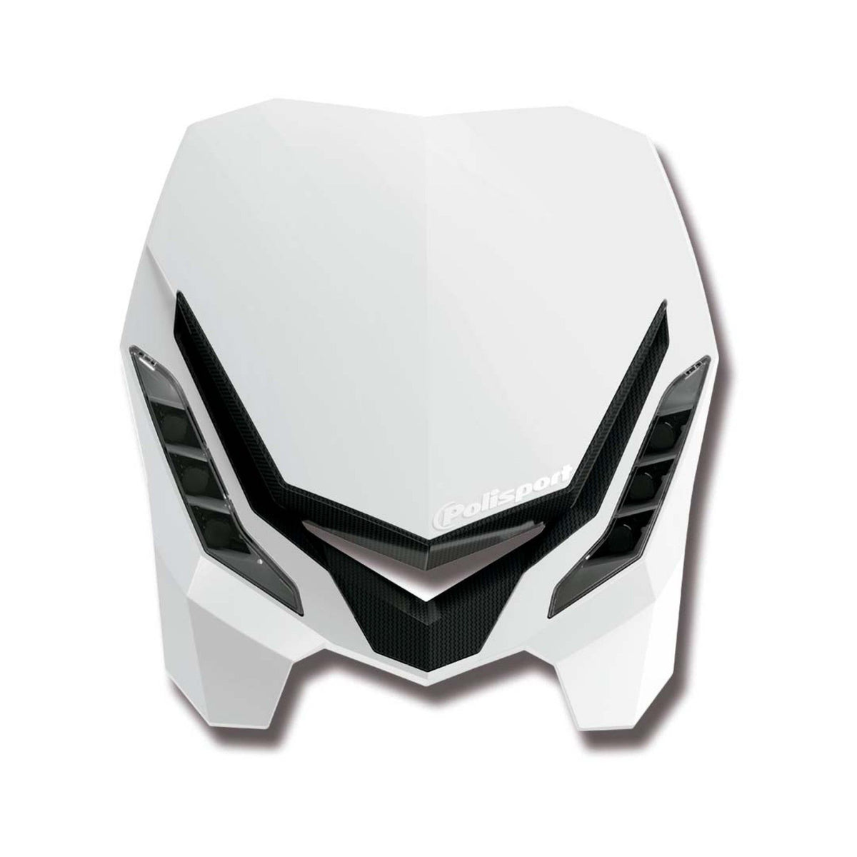Polisport E-Blaze Frontlys Hvit/Svart (6)