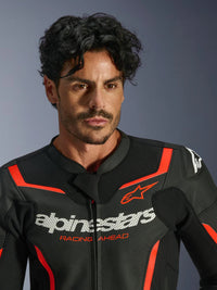Alpinestars Skinnjakke GP Force v2 Svart/Fluo Rød – bilde 4