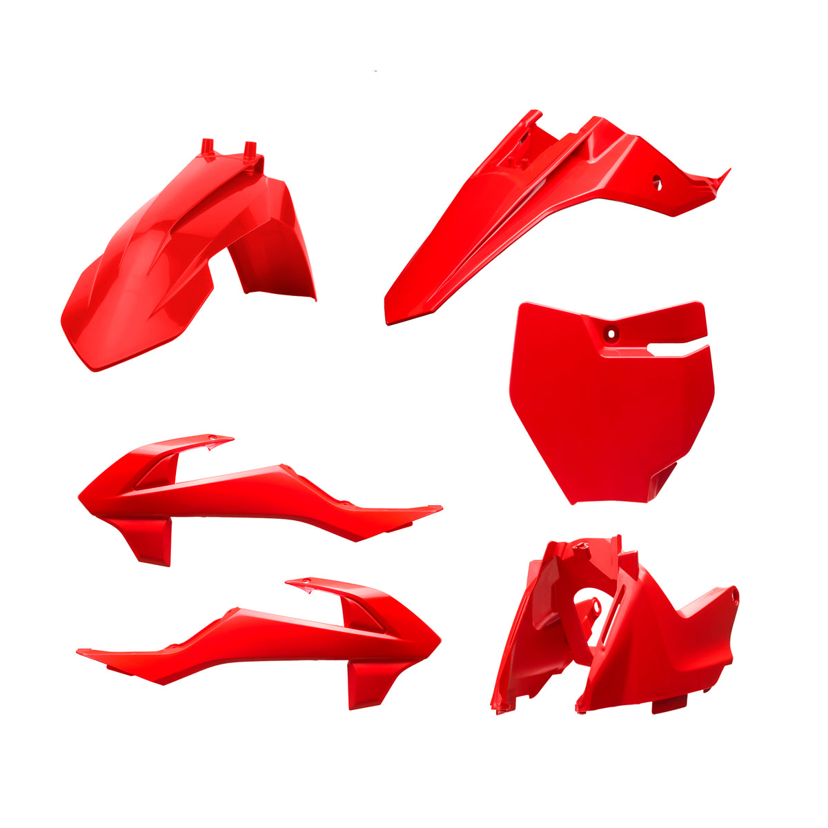 Polisport Plastic Sett MC 65 (21-23) SX65(16-23) Rød (1)