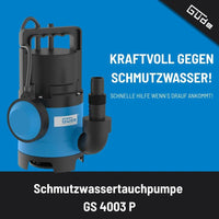 Güde Tyskland GS 4003 P Skittenvannspumpe – bilde 2