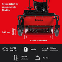 Güde Tyskland GSM 500 Beitepusser 50cm/7HK – bilde 3