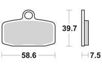 SBS Brakepads Racing Sintered – bilde 2