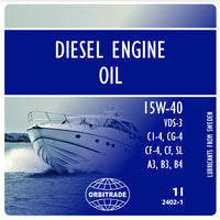 Orbitrade Diesel Motor Olje 15W40 1L – bilde 1