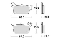 SBS Bremseklosser Carbon Silver 790CS – bilde 1