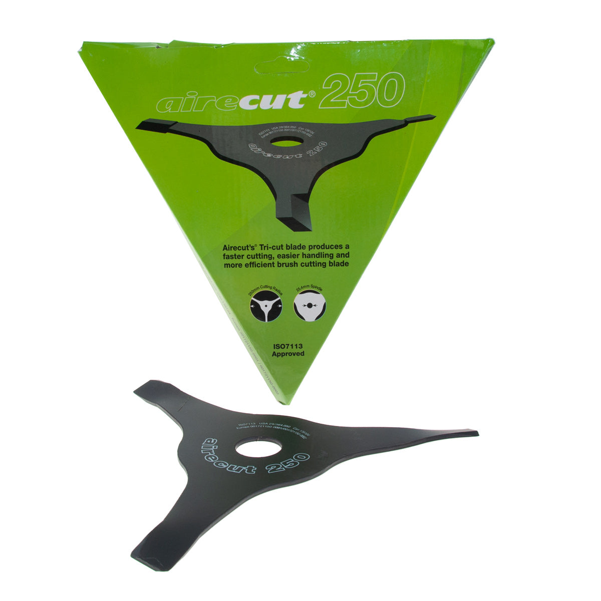 Archer Grass blade, Airecut, 3-tooth, Ø 250mm / Ø 20mm & 25,4mm