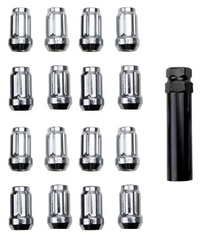 ITP Lug nut set 12 x 1.25mm 60° taper chrome incl. socket 20pcs – bilde 1