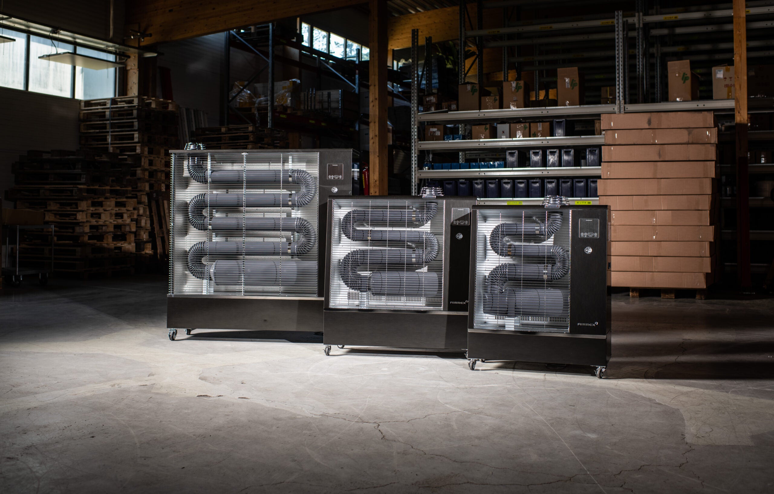 Airrex AH-800i infrarød dieselvarmer 22kW - Varmer opptil 2000m3