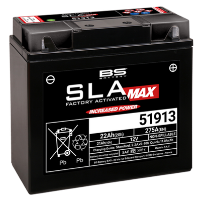 BS Battery 51913 (FA) SLA MAX - Sealed & Activated