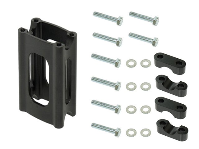 Sno-X Narrow style handlebar riser 6" incl steering clamp