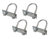 Bronco Universal mounting set U-form (4pcs) – bilde 1