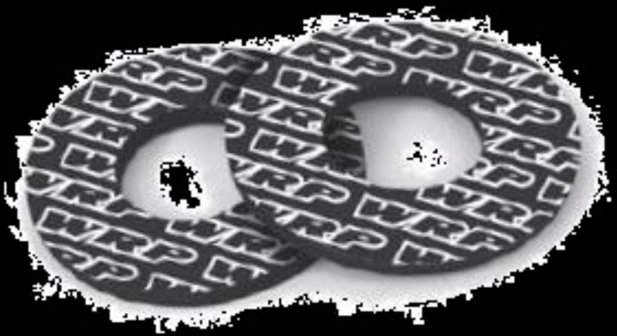 WRP Slitebeskyttelse sort med WRP-logo