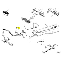 Forte Brake pedal Stål sleeve, Tunturi, Ø15,0 / 11 – bilde 1
