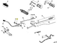 Forte Brake pedal Stål sleeve, Tunturi – bilde 1