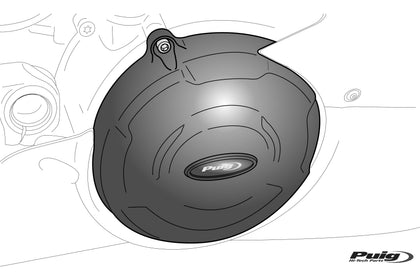 Puig Sett 3 Caps Motor Deksel Kawasaki Z1000 14'-19