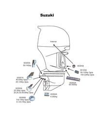 EMP Anode Sett Alu Suzuki 40-50HP – bilde 5